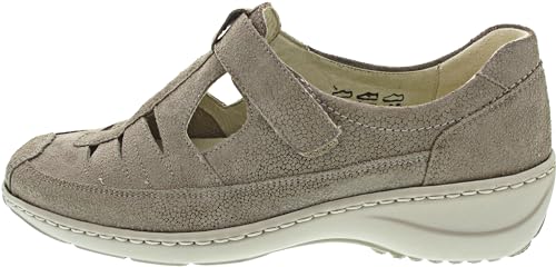 Waldläufer Kya Werite K Damen Klettschuh in Beige, Größe 4.5 von Waldläufer