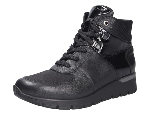 Waldlaeufer Ramona, Stiefelette Weite K, Color:schwarz, 10-Englisch:7½ von WALDLAEUFER