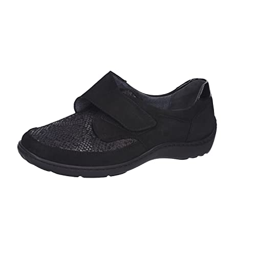 Waldläufer Henni-Soft Halbschuh Damen Schuhe Freizeitschuhe Nubukleder Uni von Waldläufer