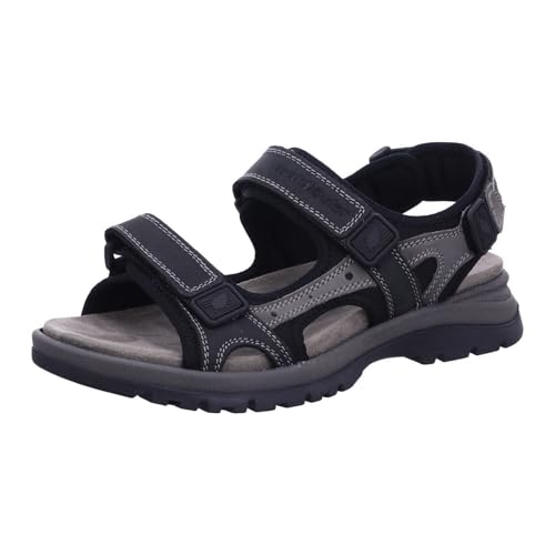 Waldläufer Taro 746001 100 771 Neopren Crazy Horse Grau (schwarz Asphalt), 43 von Waldläufer