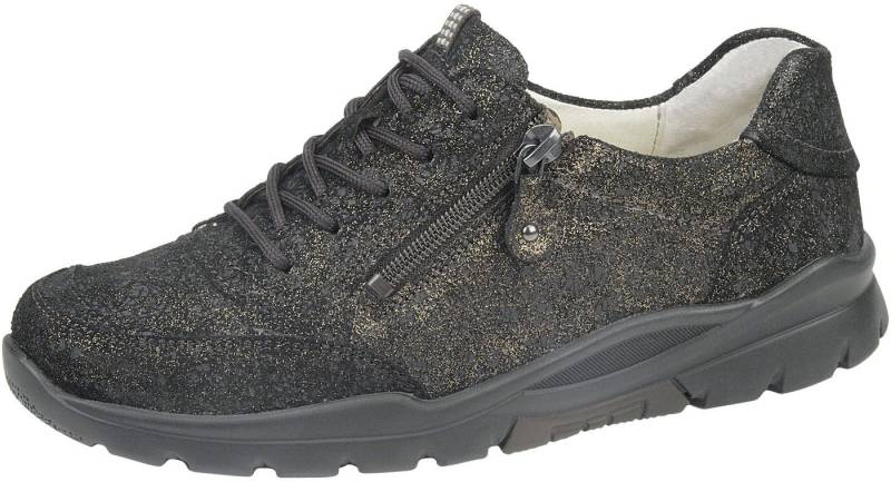 Waldläufer WALDLÄUFER Damen Schnürschuh 345003-194-038 Noise nuba schwarz kombi Schnürschuh von Waldläufer