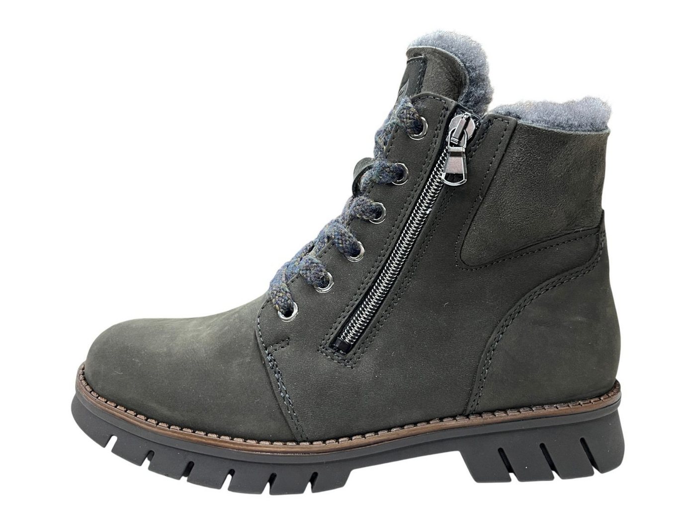 Waldläufer WALDLAEUFER Damen Stiefelette H-Xara 975901-200-052 carbon braun Stiefelette von Waldläufer