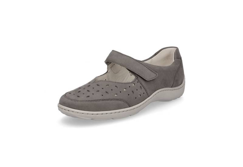 Waldläufer Waldläufer Damen Leder Klettschuh taupe Slipper von Waldläufer