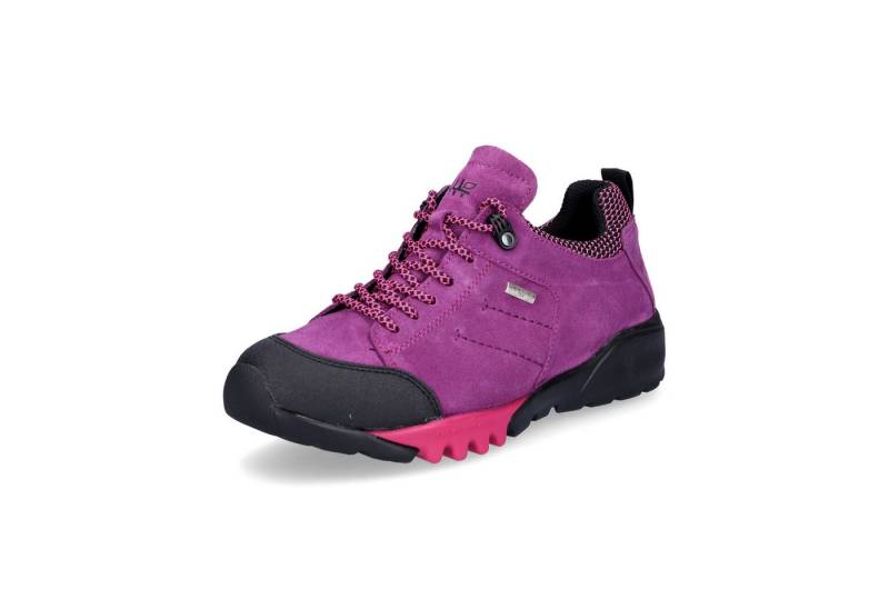 Waldläufer Waldläufer Damen Leder Schnürschuh Amiata fuchsia Schnürschuh von Waldläufer