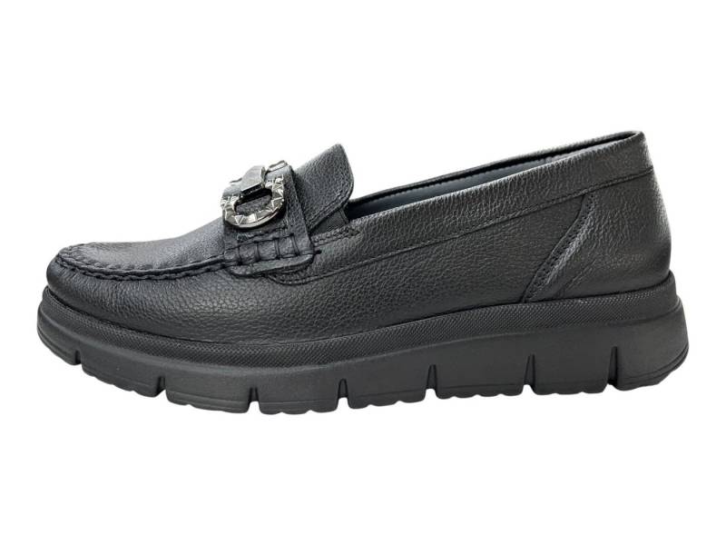 Waldläufer Waldläufer Damen Mokassin H-Pina 906505-139-001 schwarz Mokassin von Waldläufer