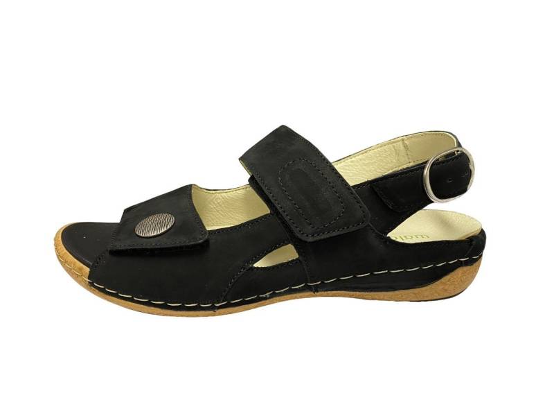 Waldläufer Waldläufer Damen Sandale HELIETT 342002-191-001 schwarz Sandale von Waldläufer