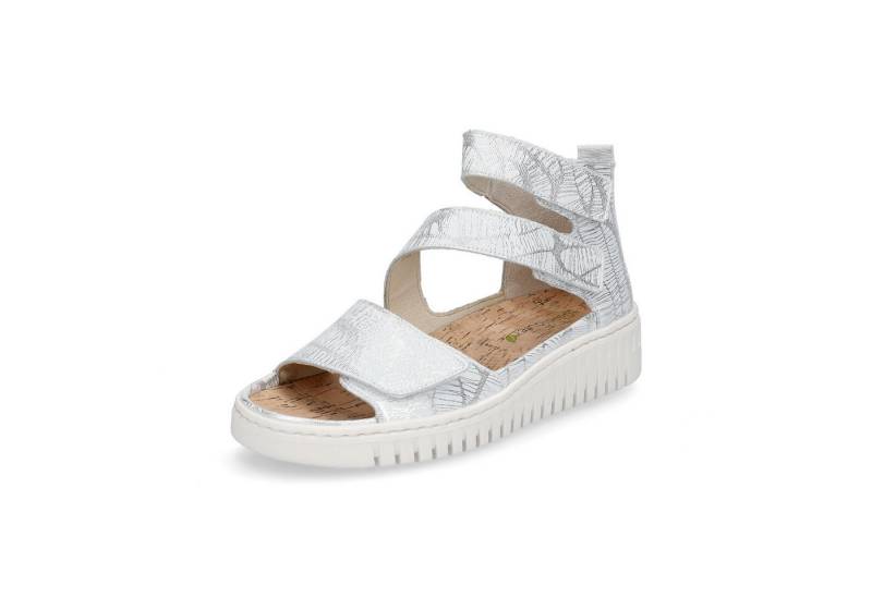 Waldläufer Waldläufer Damen Sandale Willow weiß silber Sandale von Waldläufer