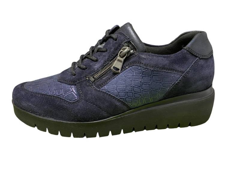 Waldläufer Waldläufer Damen Schnürschuh H-Florenz 711H01-311-519 notte marine Schnürschuh von Waldläufer