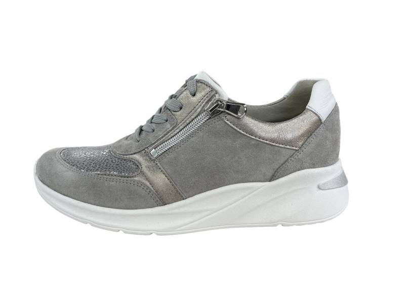 Waldläufer Waldläufer Damen Sneaker H-Dilara 715H02-401-201 grey stein weiss Sneaker von Waldläufer