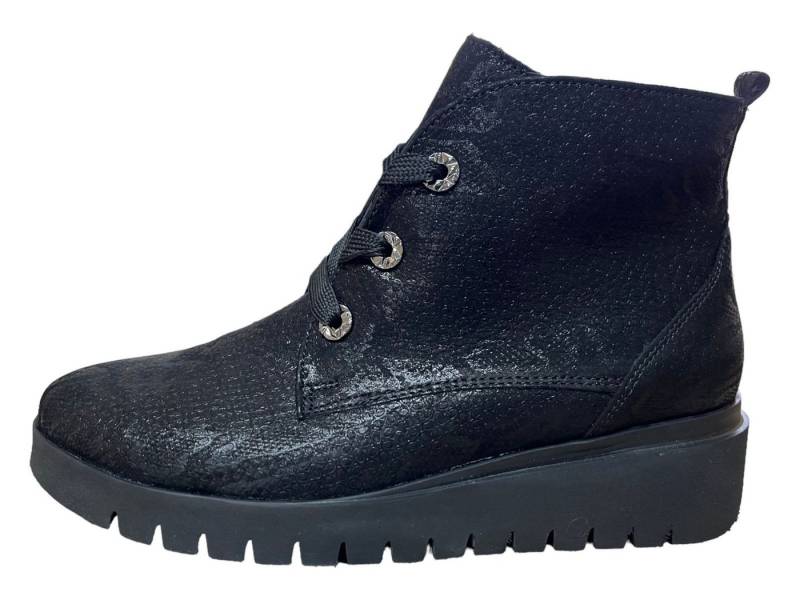 Waldläufer Waldläufer Damen Stiefelette H-Florenz 711801-159-001 Snak schwarz Stiefelette von Waldläufer