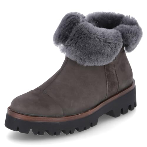 Waldläufer Damen Winterstiefeletten Grau Denver Doubleface von Waldläufer