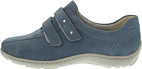 Waldläufer Henni Damen Klettschuh in Blau, Größe 4 von Waldläufer