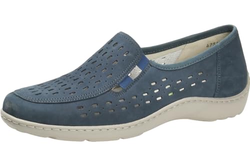 Waldläufer bequem bis 25 mm Absatz/Keil Gr.6, Blau von Waldläufer