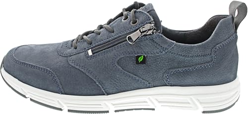 Waldläufer Haslo sportlicher Schnürer Blau von Waldläufer