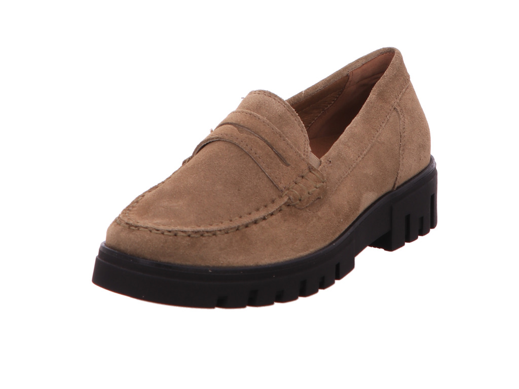 female Sportliche Slipper grau 723502 38 von Waldläufer