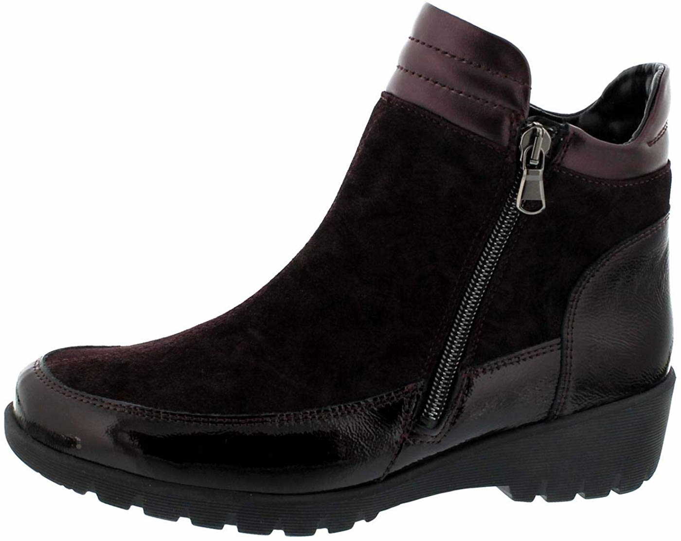 female Stiefeletten rot 37 von Waldläufer