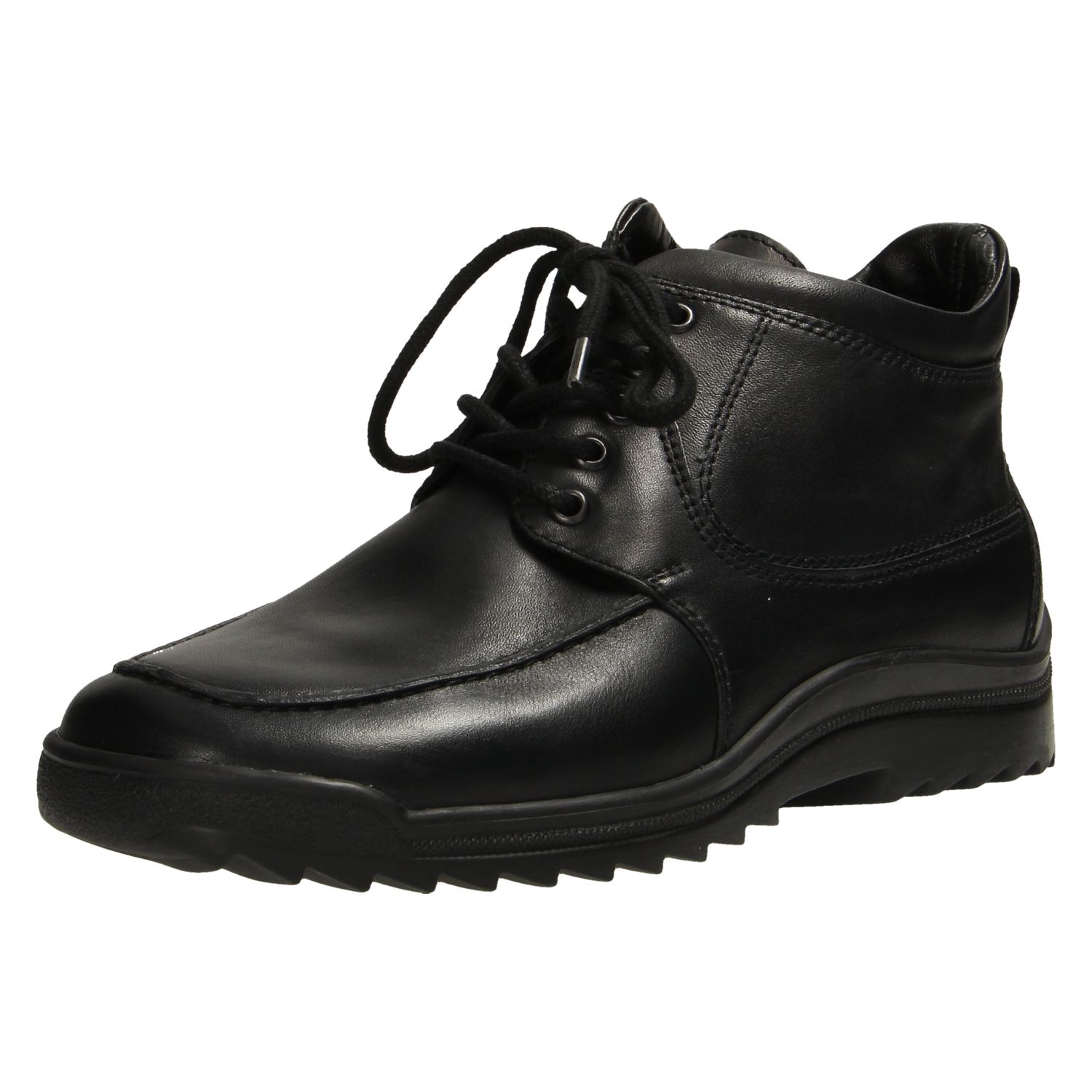 male Schnür-Stiefeletten schwarz Lugina 483830 schwarz 43 von Waldläufer