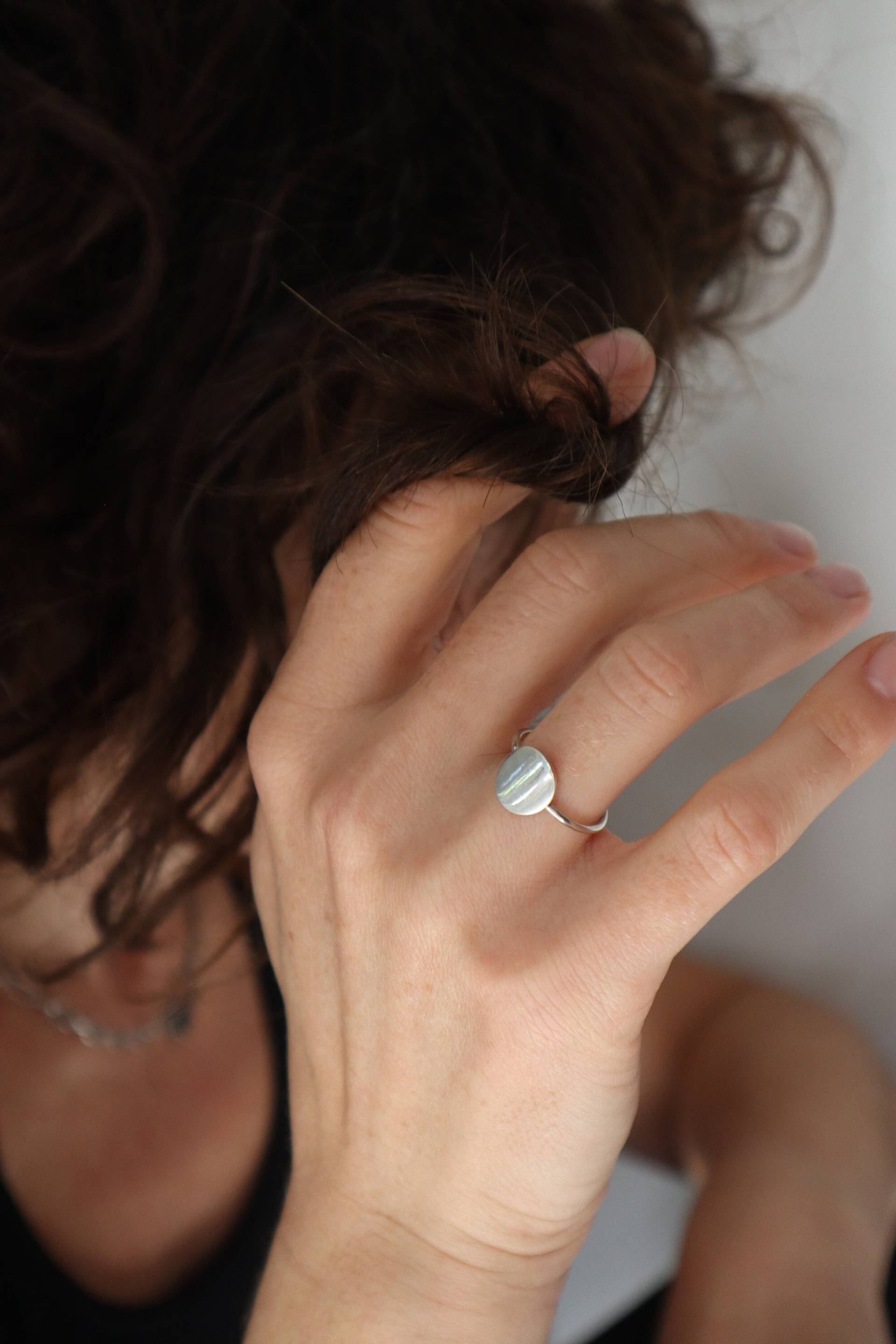 Ring Silber Pünktchen Ring Silber Pünktchen von WaldorfLicht