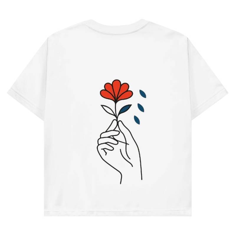 T-Shirt Blume T-Shirt Blume von Waldorra