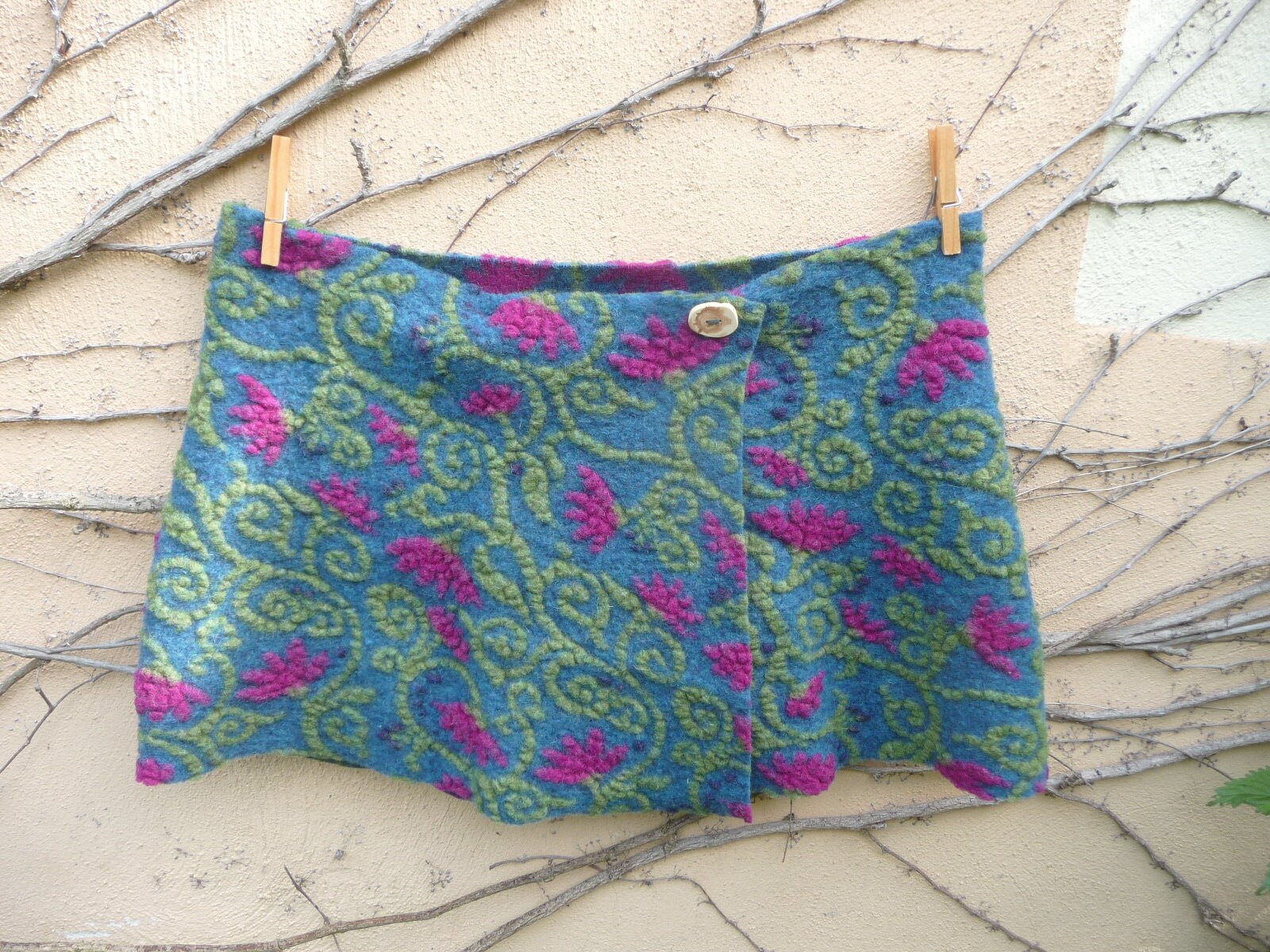 Walkrock Cacheur Hüftschmeichler Wollrock Wollwalk von Waldweide