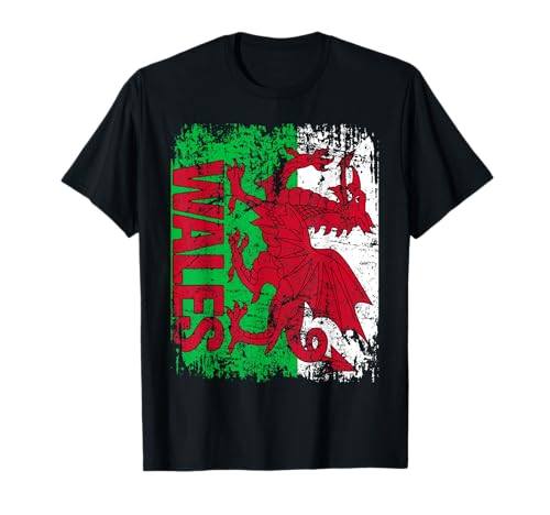 WALES Flagge | Damen Herren Kinder WALES T-Shirt WALES Flagge | Damen Herren Kinder WALES T-Shirt von Wales Family Shop
