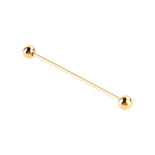 1 Stücke Kragen Bar Pins Hemd Krawatte Krawatte Pins Clip Verschluss Revers Stick Brosche Männer Gold Ton Messing Ball von Walfront