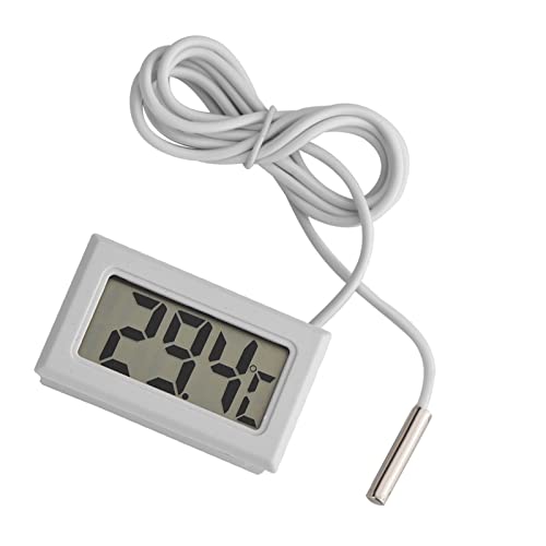 LCD -Digitalanzeige -Thermometer, Digitales Thermometer, LED -Thermometer -40 ° C ~ 70 ° C Weißer Mini -Mini -Temperaturmesser -Sondensensor von Walfront