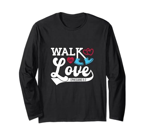 Walk in Love, Frauen und Jugend Langarmshirt Walk in Love, Frauen und Jugend Langarmshirt von Walk in Love | Christian Faith