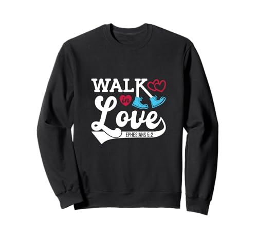 Walk in Love, Frauen und Jugend Sweatshirt Walk in Love, Frauen und Jugend Sweatshirt von Walk in Love | Christian Faith