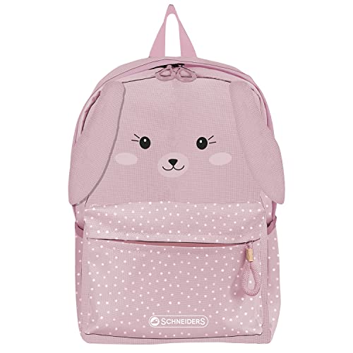 Schneiders 49454-052 - Kinderrucksack Mini Bunny, ca. 18,5 x 27 x 11 cm, Rucksack für Kinder mit 6 Liter Volumen, 2 Fächern und 2 Seitentaschen von Walker