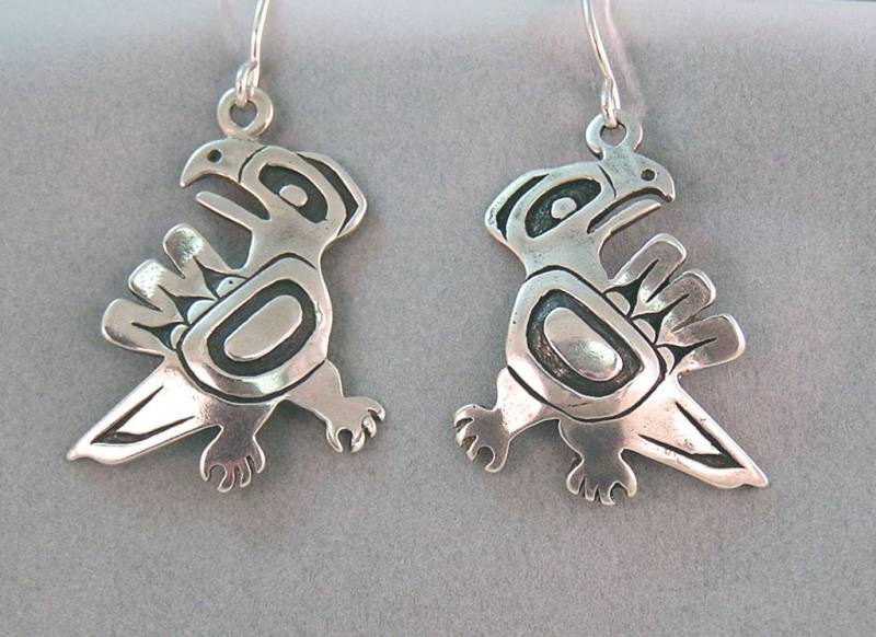 sterling Adler Ohrringe, Design 604 Ist 1 Zoll Lang Und 1/4 Breit. Kommt An Ohrring Haken sterling Adler Ohrringe, Design 604 Ist 1 Zoll Lang Und 1/4 Breit. Kommt An Ohrring Haken von WalkerGoldsmiths