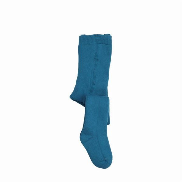 Baby Fleece-Socken türkis-dunkelblau – Walkiddy, GOTS-zertifizierte Bio-Baumwolle, kuschelig gerautes Material aus 95% Bio-Baumwolle 5% Elasthan, warme nachhaltige Babysocken für kalte Böden, Kinderwagen und Wintertage von Walkiddy