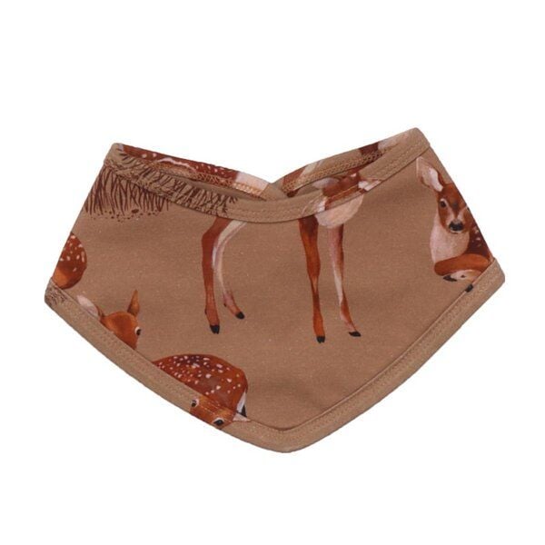 Babys Dreieckstuch Braun aus Bio-Baumwolle – GOTS-zertifiziert & weich – Walkiddy von Walkiddy