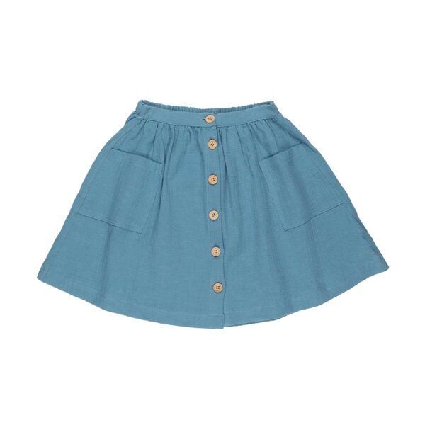 GOTS-Zertifizierter Bio Floral Night Rock - Blau - 95% Bio-Baumwolle – Walkiddy von Walkiddy