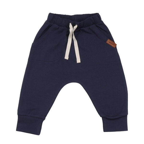 Jogginghose Kinder Dunkelblau aus GOTS-zertifizierter Bio-Baumwolle (98–116) – Walkiddy von Walkiddy