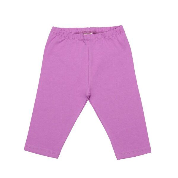 Kinder 3/4-Leggings GOTS-zertifiziert aus Bio-Baumwolle lila „Dewberry“ – Walkiddy von Walkiddy