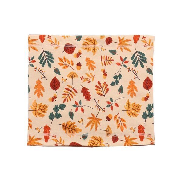 Kinder Loop-Schal GOTS-zertifiziert aus Bio-Baumwolle mit Herbstblättern – Walkiddy von Walkiddy