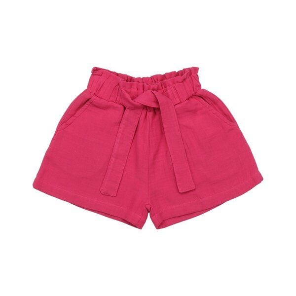 Kinder Skort Bio-Baumwolle „Carmine“ rot, Shortsrock mit weichem Jersey, bequeme Sommerhose von Walkiddy für Kleinkinder, hautfreundlich & nachhaltig gefertigt von Walkiddy