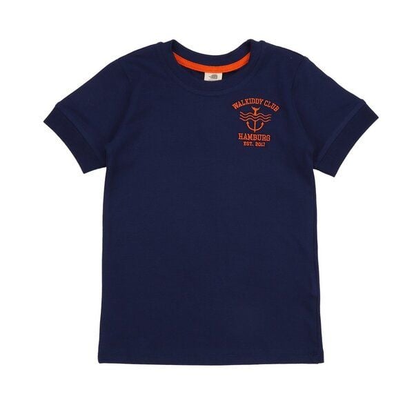 Kleinkinder T-Shirt Blau „Blue Depths“ aus Bio-Baumwolle – Walkiddy von Walkiddy