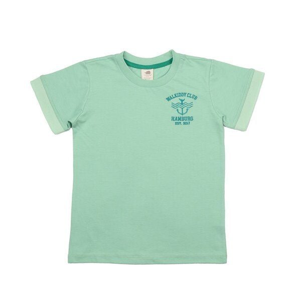 Mädchen T-Shirt „Meadow“ hellgrün aus GOTS-zertifizierter Bio-Baumwolle – Walkiddy von Walkiddy
