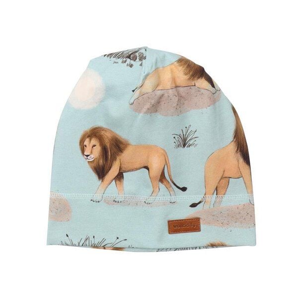 Nachhaltige Lion Friends Mütze in Grün - Allergikerfreundlich & Umweltfreundlich von Walkiddy – GOTS zertifiziert von Walkiddy