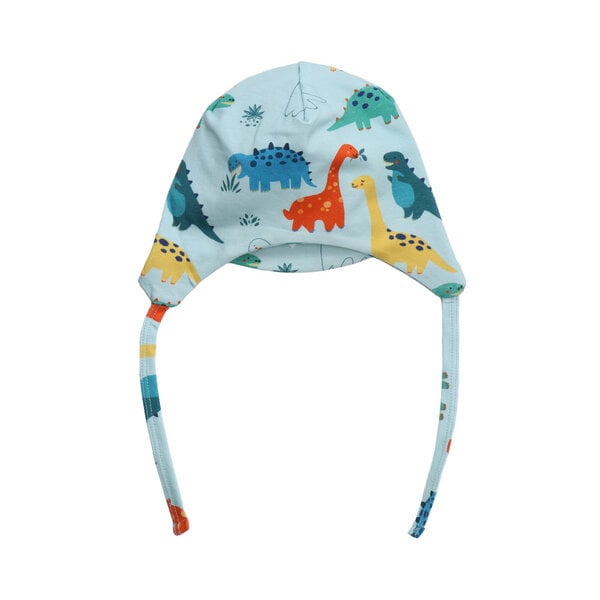 Walkiddy Baby Dinosaurs - Baumwolle (Bio) - Blau - Mütze von Walkiddy