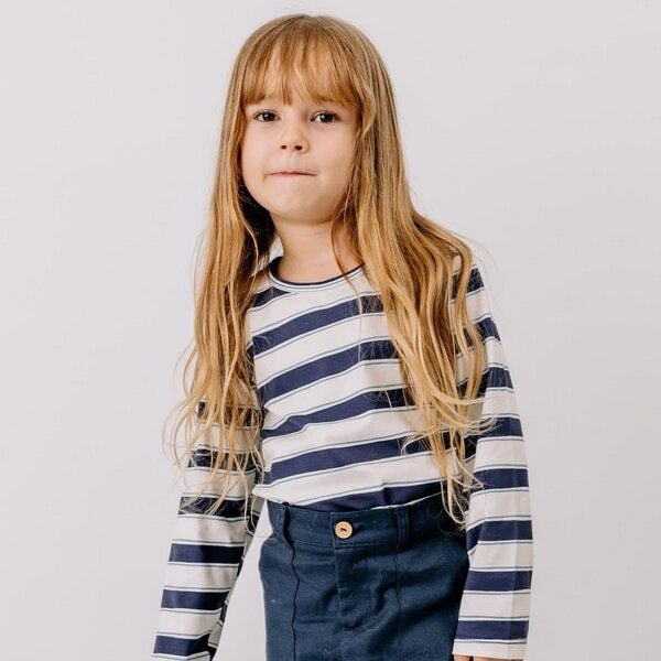Walkiddy Blue Lines-Shirt von Walkiddy