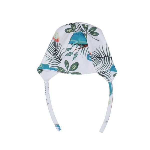 Baby Bio-Mütze Grün Chameleons Walkiddy, GOTS zertifiziert, nachhaltige Baumwolle, umweltfreundlich, komfortabel, elastisch, aus 95% Baumwolle, 5% Elasthan. von Walkiddy