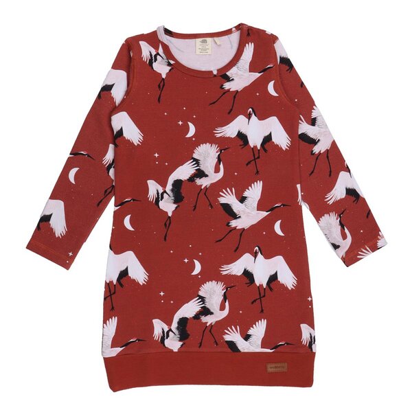 Walkiddy Dancing Cranes - Rot - Sportdress von Walkiddy