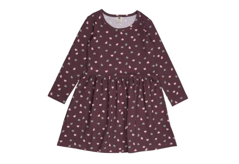 Walkiddy Jerseykleid Walkiddy mit Herzenmotiv aus Bio Baumwolle Bio Baumwolle,GOTS,Kinderbekleidung,nachhaltige Klamotten,Kleid von Walkiddy