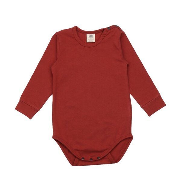 Walkiddy Pastel Red - Rot - Langarm Body von Walkiddy