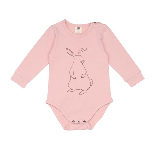 Walkiddy Pink - Rosa - Langarm Body von Walkiddy