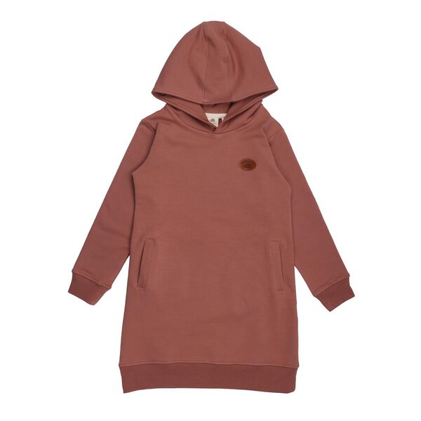 Langarmkleid Bio-Baumwolle Rose Pink Walkiddy umweltfreundlich & stilvoll für Kinder von Walkiddy