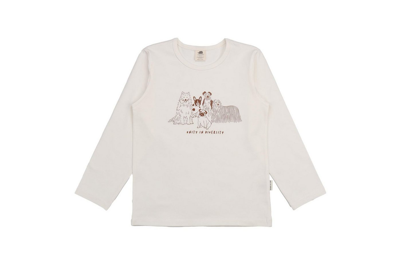 Walkiddy Langarmshirt Walkiddy mit Hundemotiv aus Bio Baumwolle Bio Baumwolle,GOTS,Kinderbekleidung,nachhaltige Klamotten,Langarm von Walkiddy